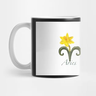 Aries’ Daffodil with Title Mug